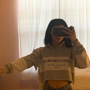 Pacsun aspen Colorado cropped sweater